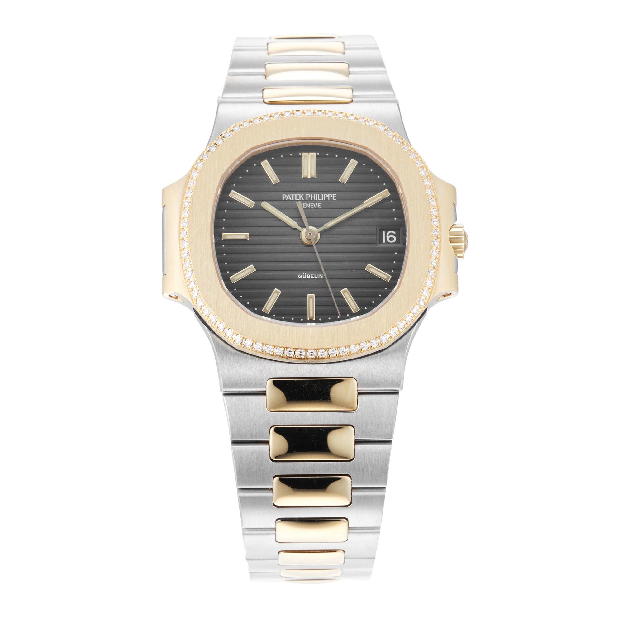 Nautilus Two Tone 37mm Stainless Steel and Yellow Gold