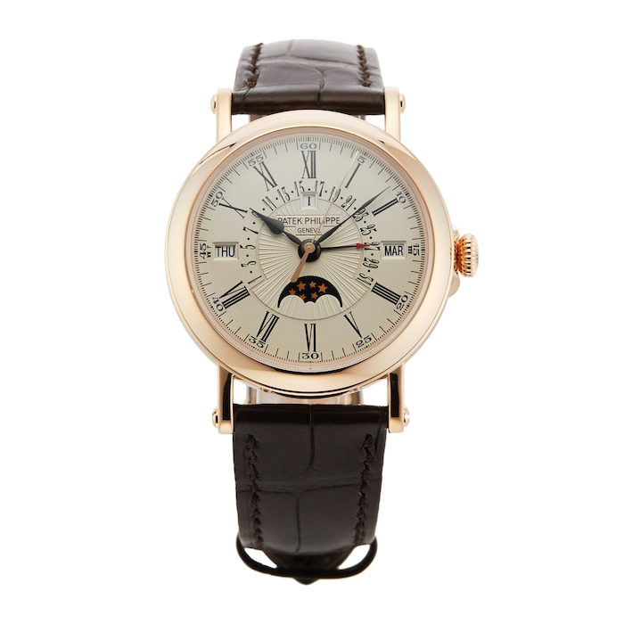 Pre-Owned Patek Philippe Perpetual Calendar 38MM Rose Gold 5159R-001
