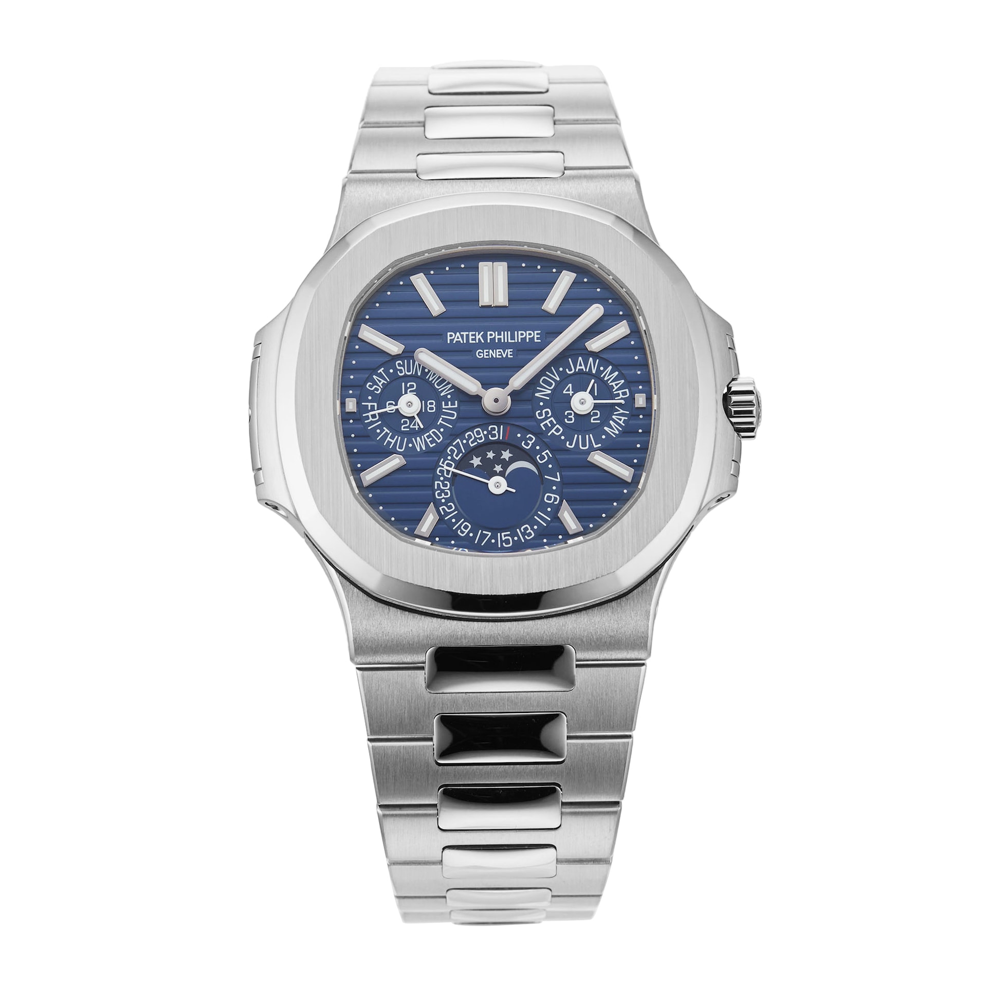 Pre-Owned Patek Philippe Nautilus Perpetual Calendar 40mm White Gold