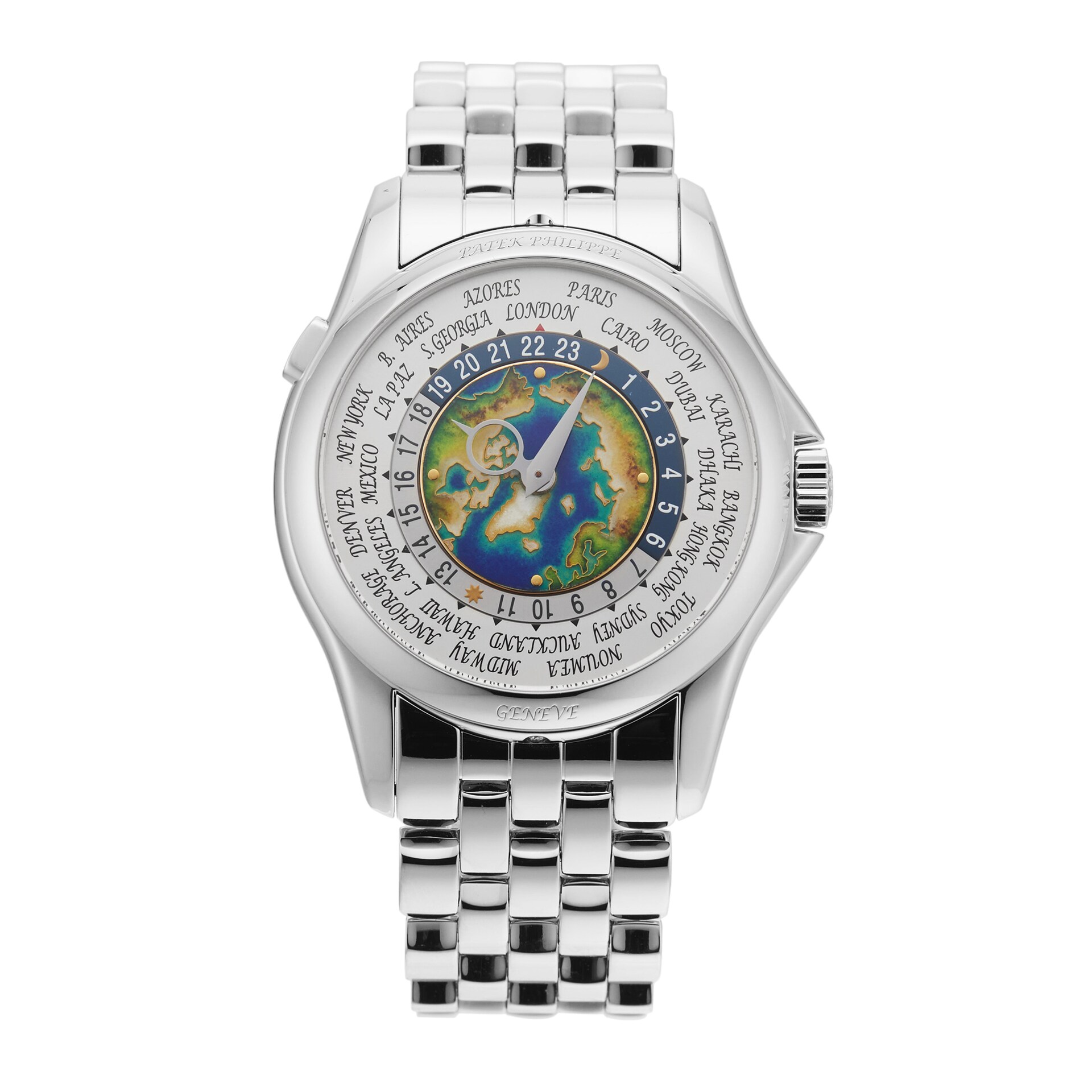 Pre-Owned Patek Philippe World Time 39.5MM Platinum