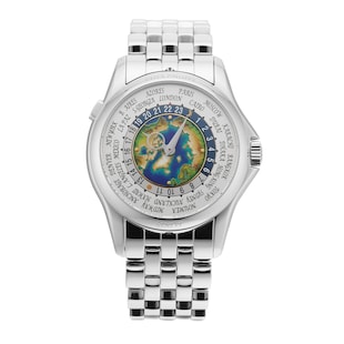 Pre-Owned Patek Philippe World Time 39.5MM Platinum