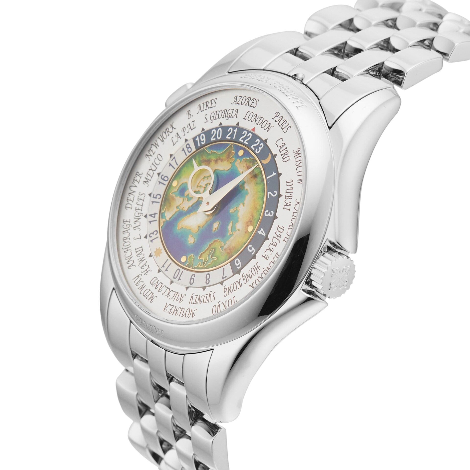 Pre-Owned Patek Philippe World Time 39.5MM Platinum