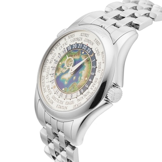 Pre-Owned Patek Philippe World Time 39.5MM Platinum