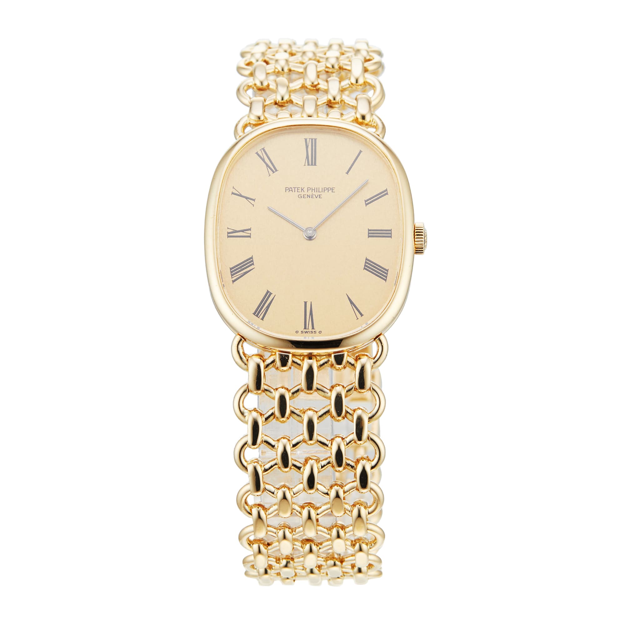 Golden Ellipse 27mm Yellow Gold