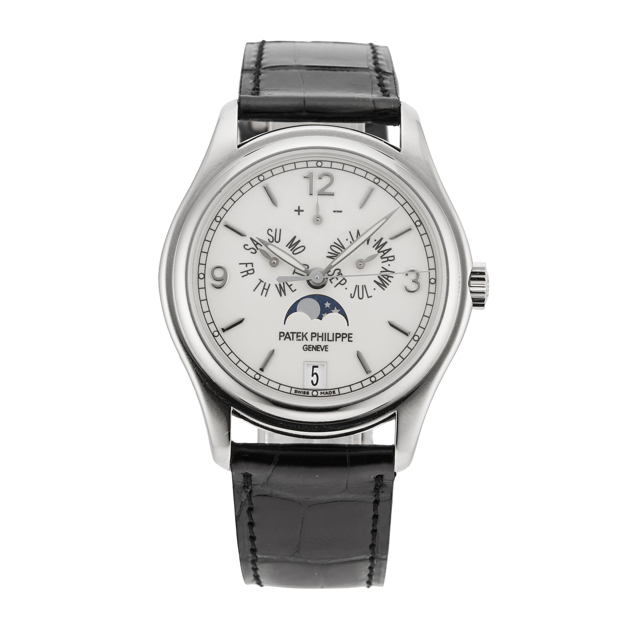 Pre-Owned Patek Philippe Annual Calendar 39mm White Gold Pre-Owned Patek Philippe Annual Calendar 39mm White Gold