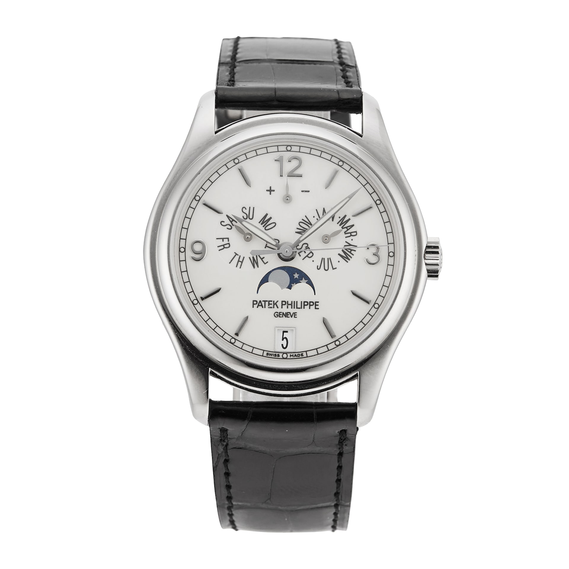 Pre-Owned Patek Philippe Annual Calendar 39mm White Gold