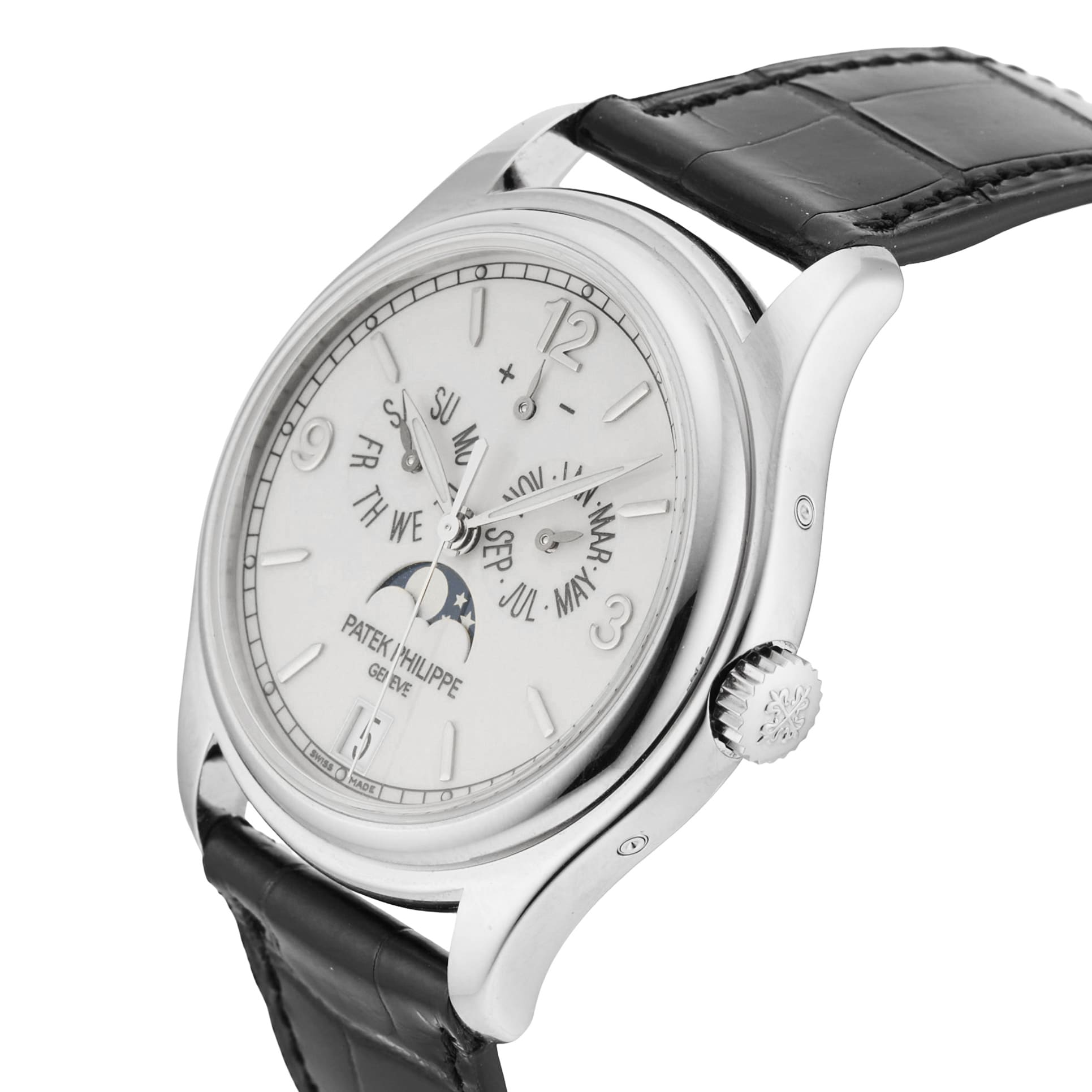 Pre-Owned Patek Philippe Annual Calendar 39mm White Gold Pre-Owned Patek Philippe Annual Calendar 39mm White Gold