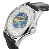 Pre-Owned Patek Philippe World Time 39.5mm White Gold 5131G-001
