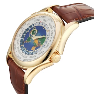 Pre-Owned Patek Philippe World Time 40MM Yellow Gold  5131J-001