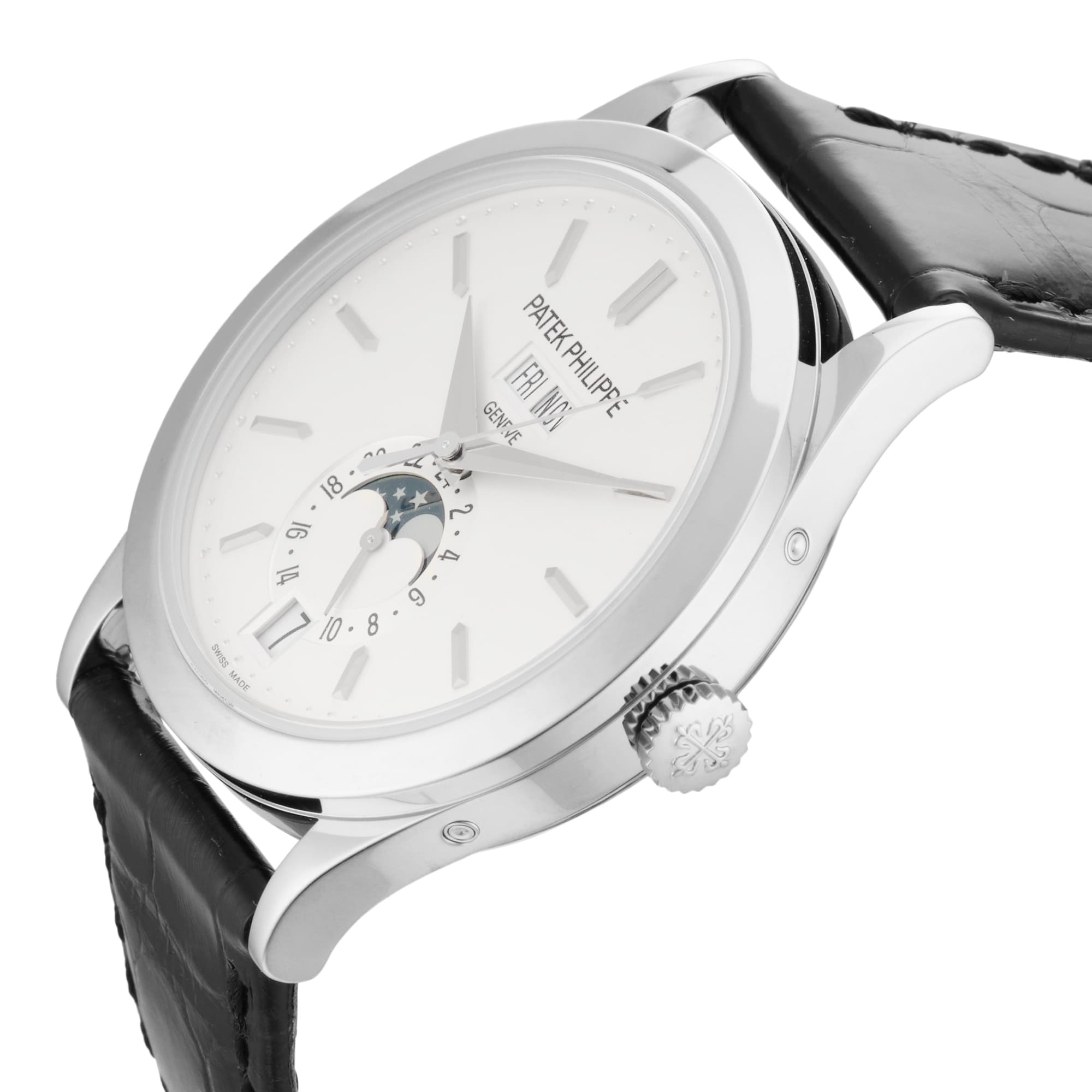 Pre-Owned Patek Philippe Annual Calendar 38mm White Gold Pre-Owned Patek Philippe Annual Calendar 38mm White Gold