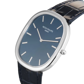 Pre-Owned Patek Philippe Golden Ellipse 39.5mm Platinum