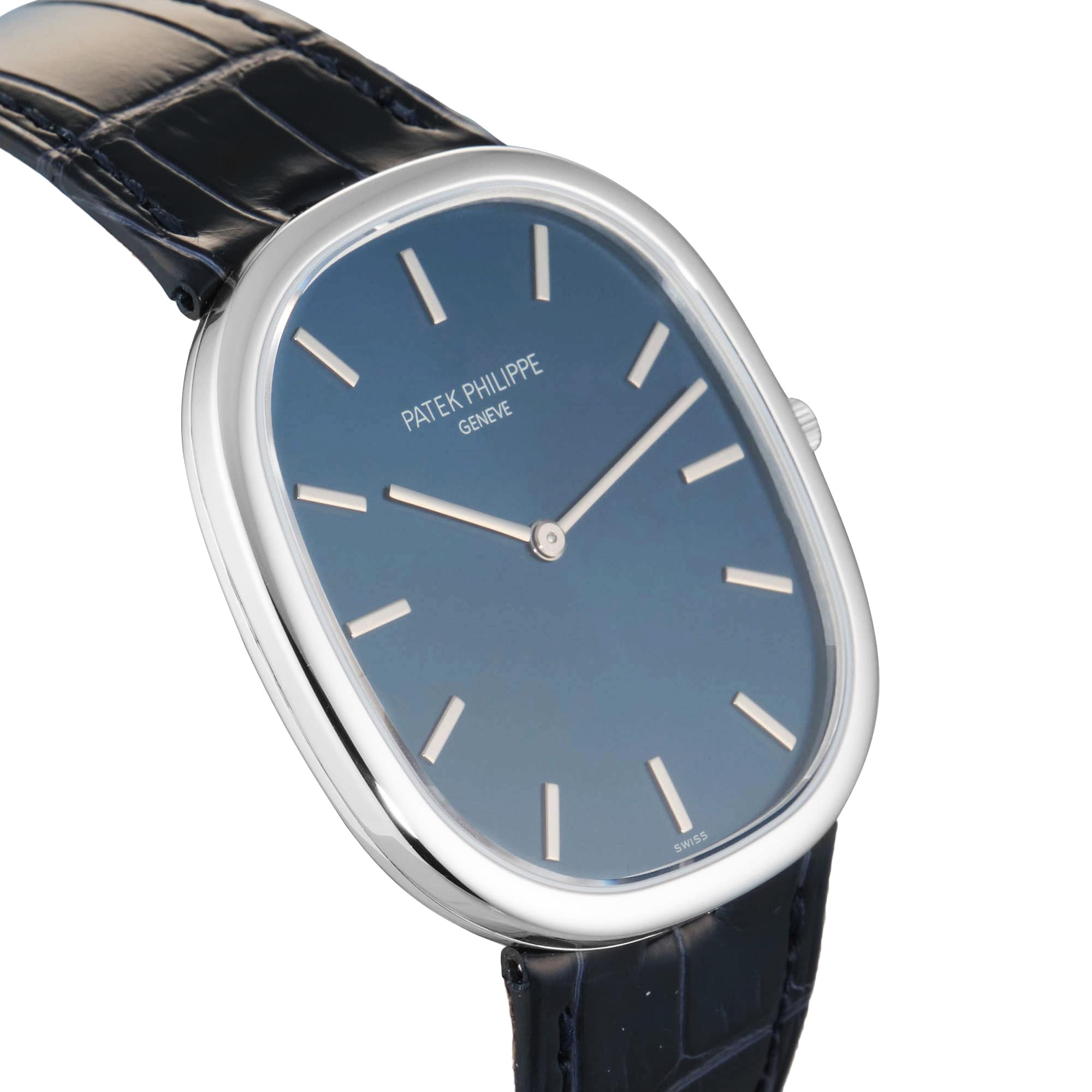 Pre-Owned Patek Philippe Golden Ellipse 39.5mm Platinum