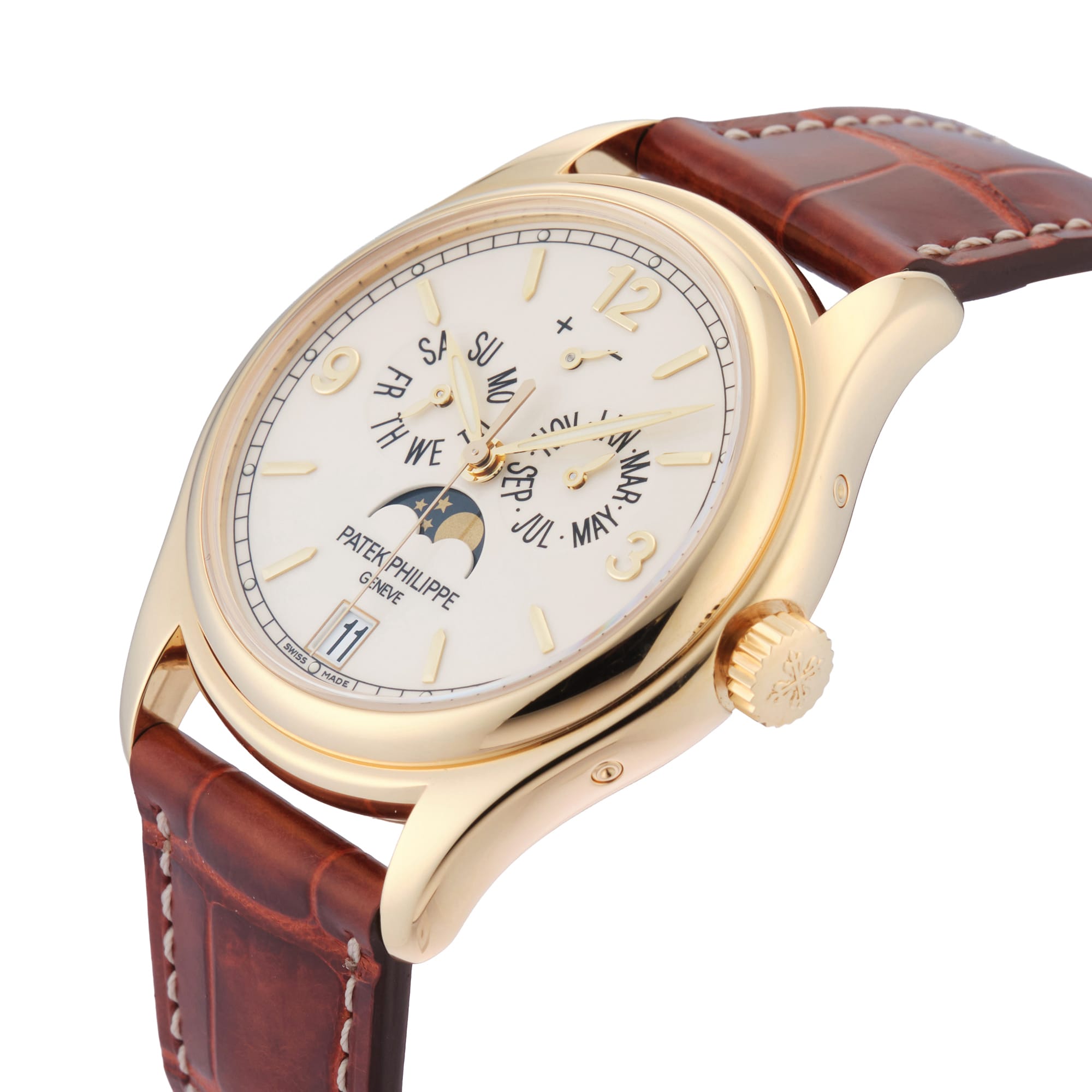 Pre-Owned Patek Philippe Complications Annual Calendar 39mm Yellow Gold
