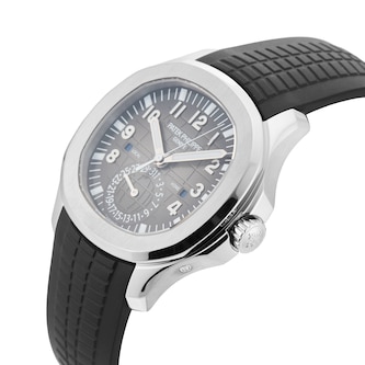Pre-Owned Patek Philippe Aquanaut Travel Time 40.8mm Stainless Steel