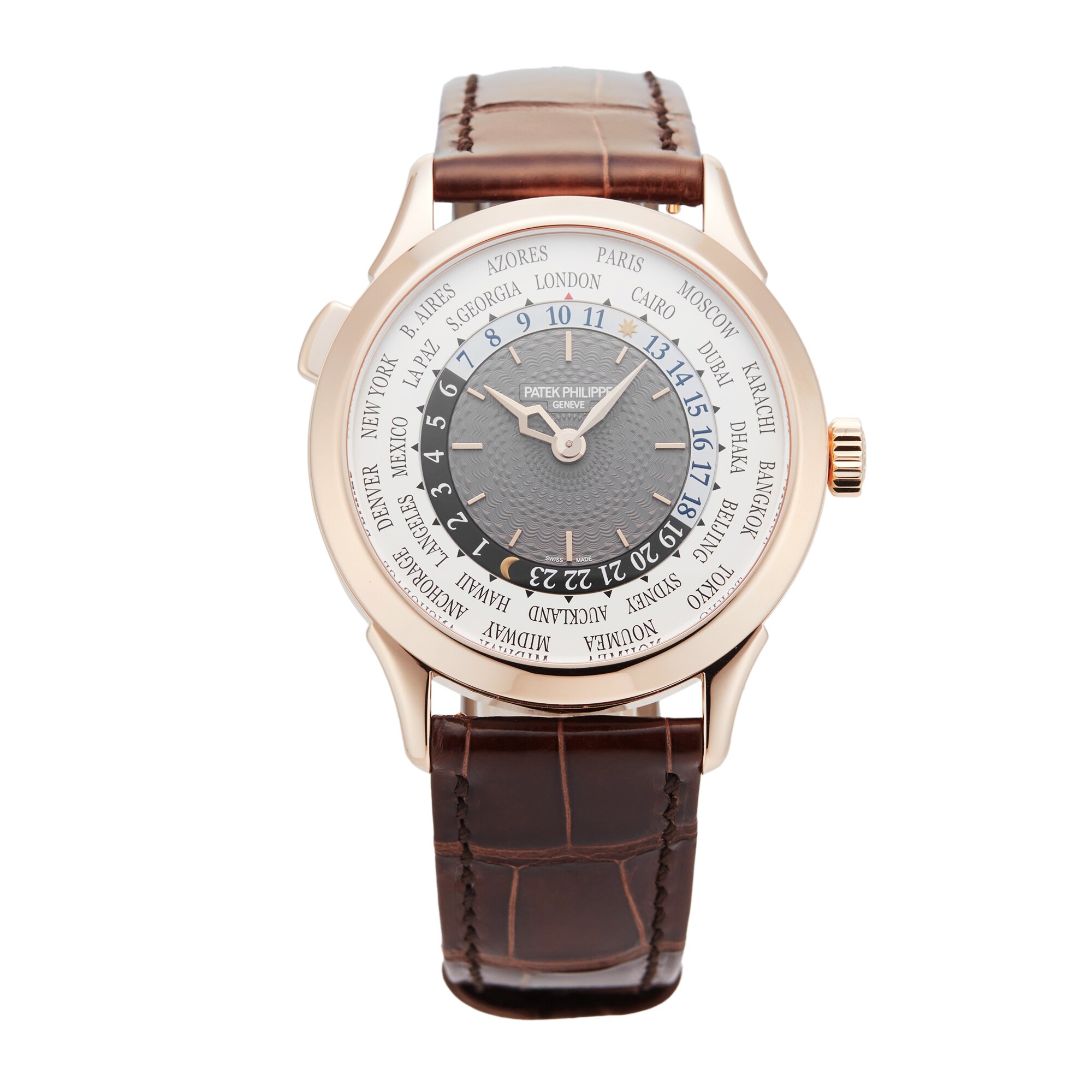 Pre-Owned Patek Philippe Complications World Time 38.50mm Rose Gold Pre-Owned Patek Philippe Complications World Time 38.50mm Rose Gold