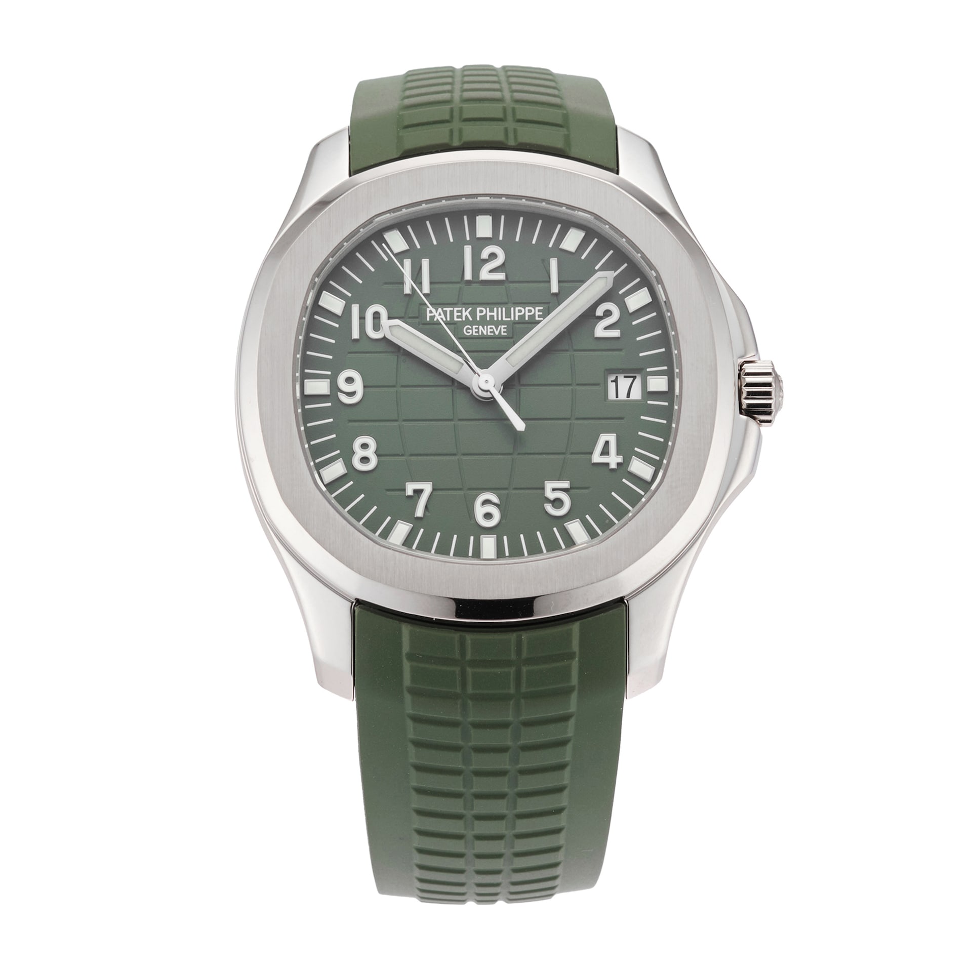 Pre-Owned Patek Philippe Aquanaut 42.2mm White Gold 5168G-010 Pre-Owned Patek Philippe Aquanaut 42.2mm White Gold 5168G-010