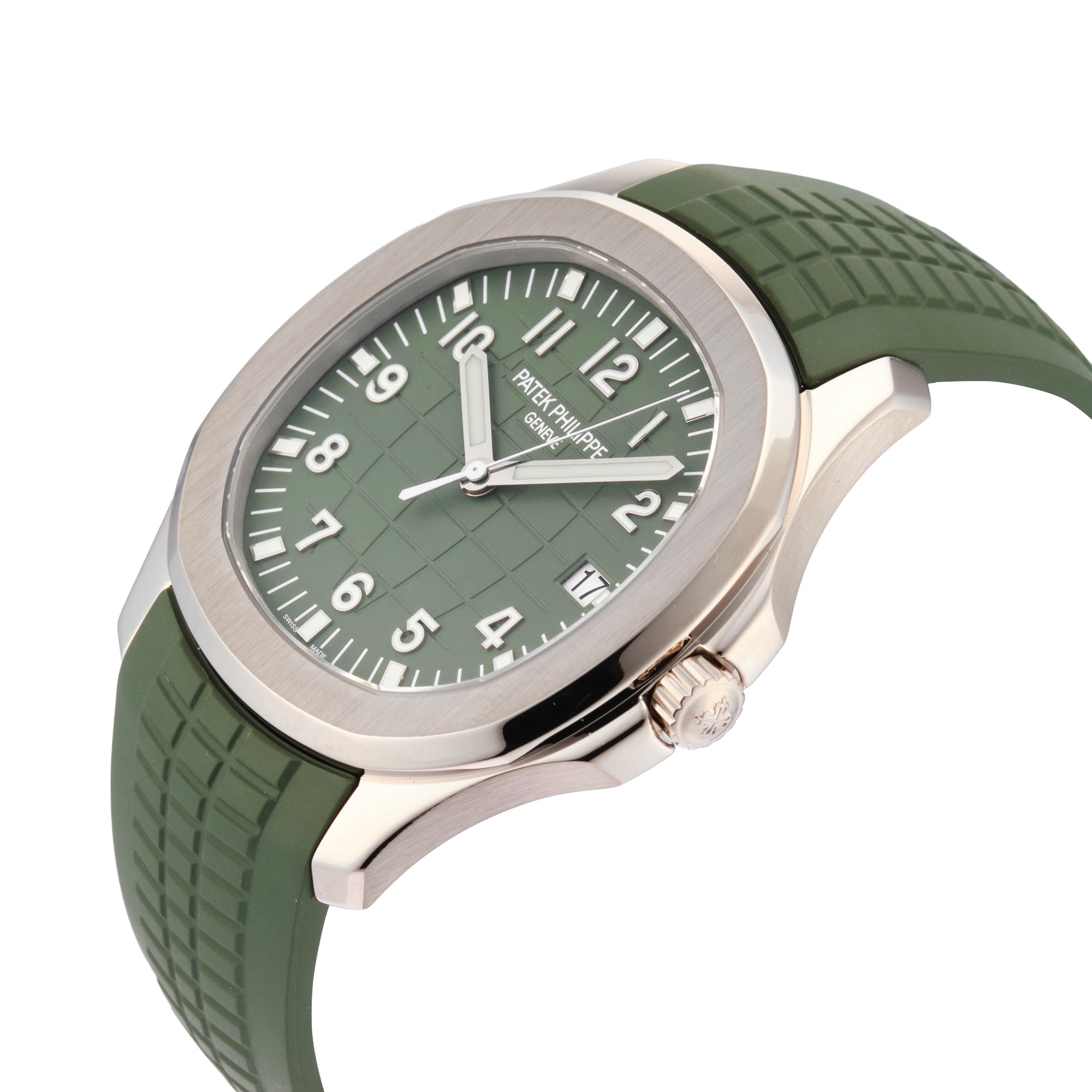 Pre-Owned Patek Philippe Aquanaut 42.2mm White Gold  5168G-010
