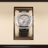 Pre-Owned Patek Philippe Nautilus Annual Calendar Moon Phase 40.5mm Stainless Steel