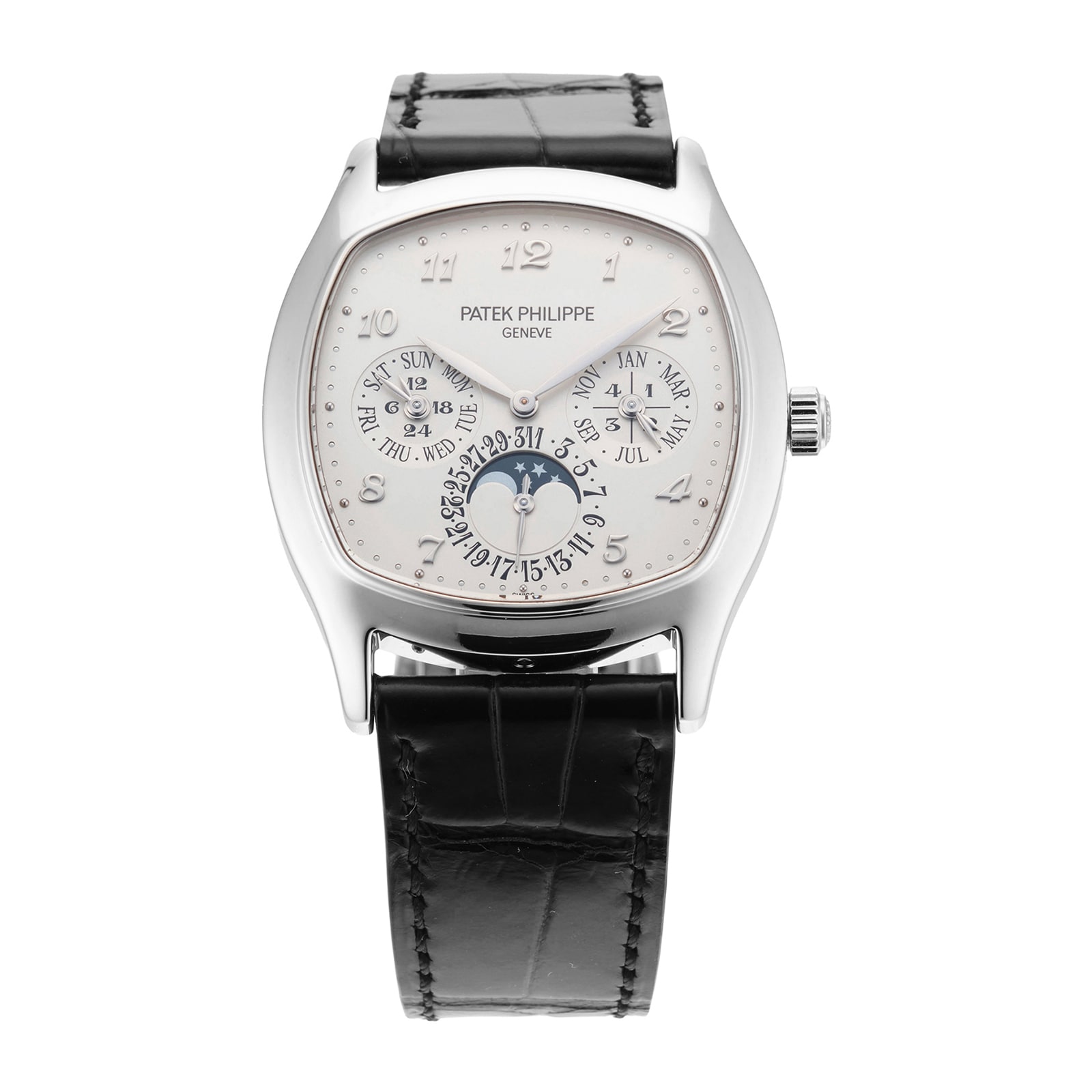 Pre-Owned Patek Philippe Grand Complications Perpetual Calendar 37mm White Gold