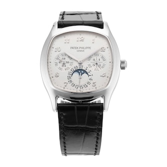 Pre-Owned Patek Philippe Grand Complications Perpetual Calendar 37mm White Gold Pre-Owned Patek Philippe Grand Complications Perpetual Calendar 37mm White Gold