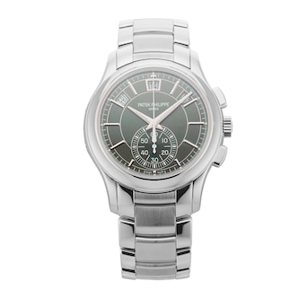 Pre-Owned Patek Philippe Pre-Owned Patek Philippe Complications Flyback Chronograph Annual Calendar 42mm Stainless Steel 5905/1A-001 Pre-Owned Patek Philippe Pre-Owned Patek Philippe Complications Flyback Chronograph Annual Calendar 42mm Stainless Steel 5905/1A-001