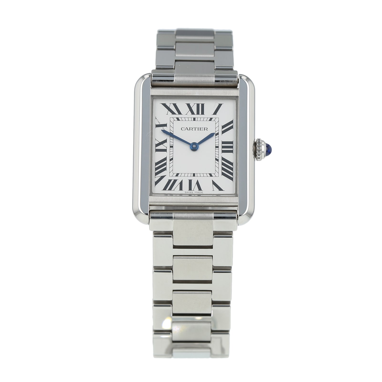 cartier tank watch second hand