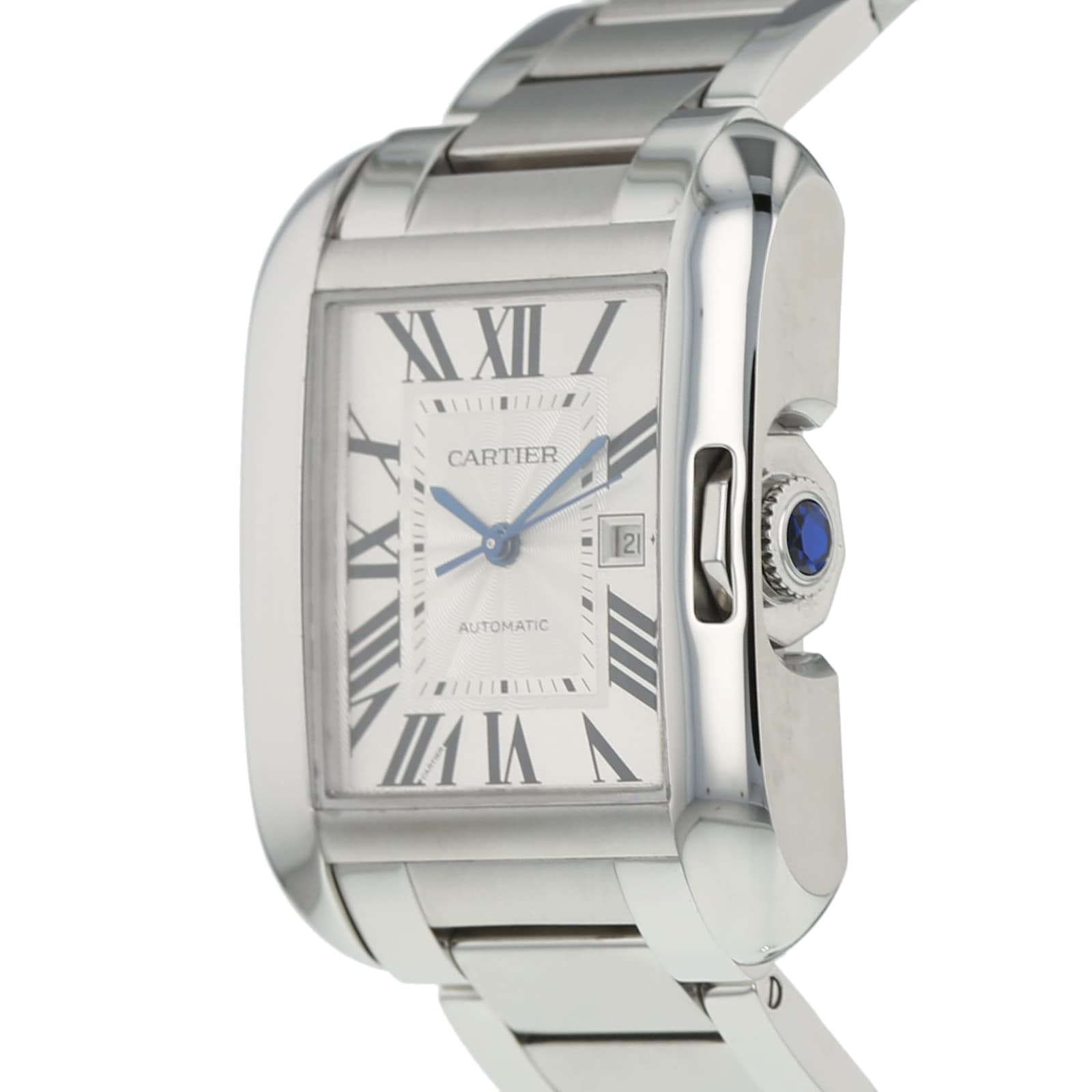 Pre Owned Cartier Pre Owned Cartier Tank Anglaise Mens Watch