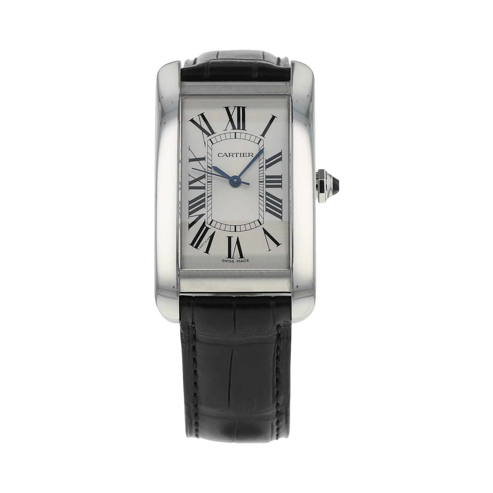 Cartier tank hotsell americaine stainless steel