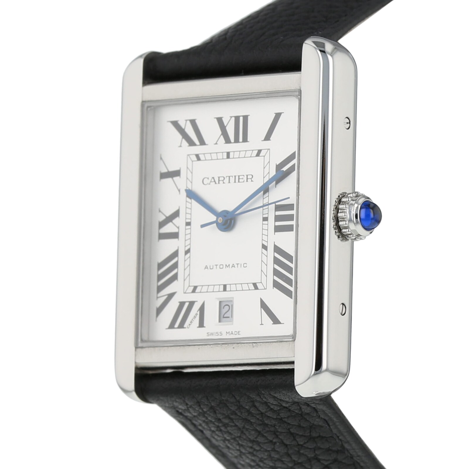 Pre Owned Cartier Pre Owned Cartier Tank Solo Mens Watch WSTA0029