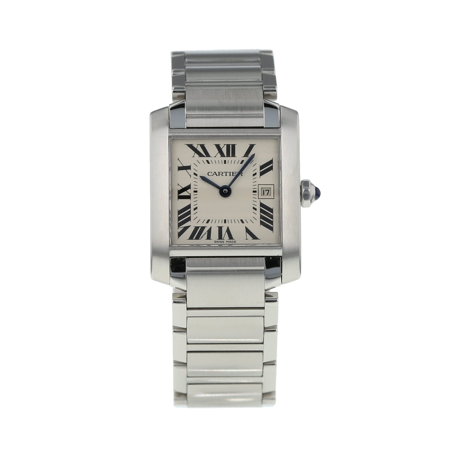 Pre Owned Cartier Pre Owned Cartier Tank Francaise Ladies Watch