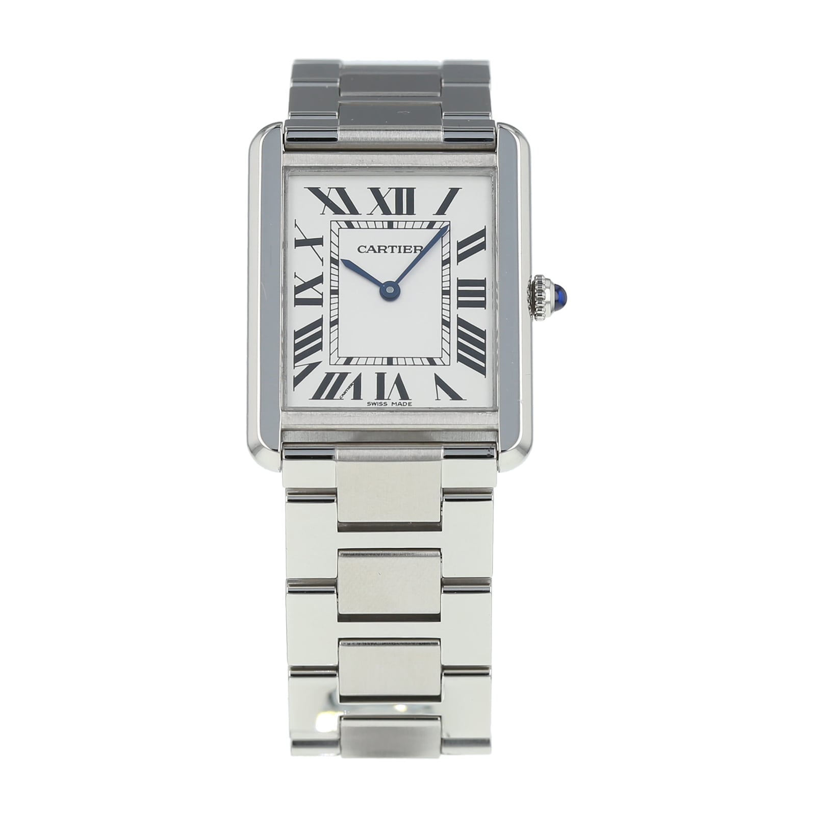 Pre Owned Cartier Pre Owned Cartier Tank Solo Mens Watch W5200014