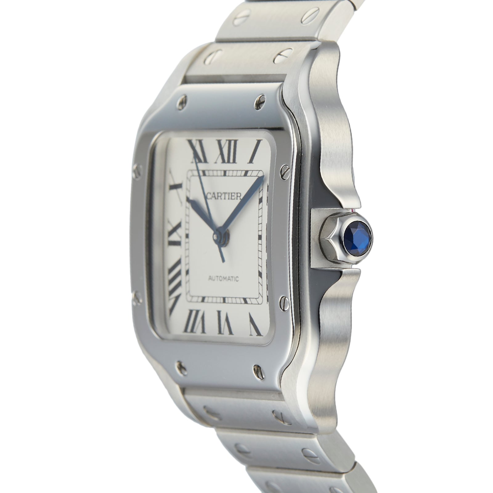 Pre Owned Cartier Pre Owned Cartier Santos Mens Watch WSSA0010