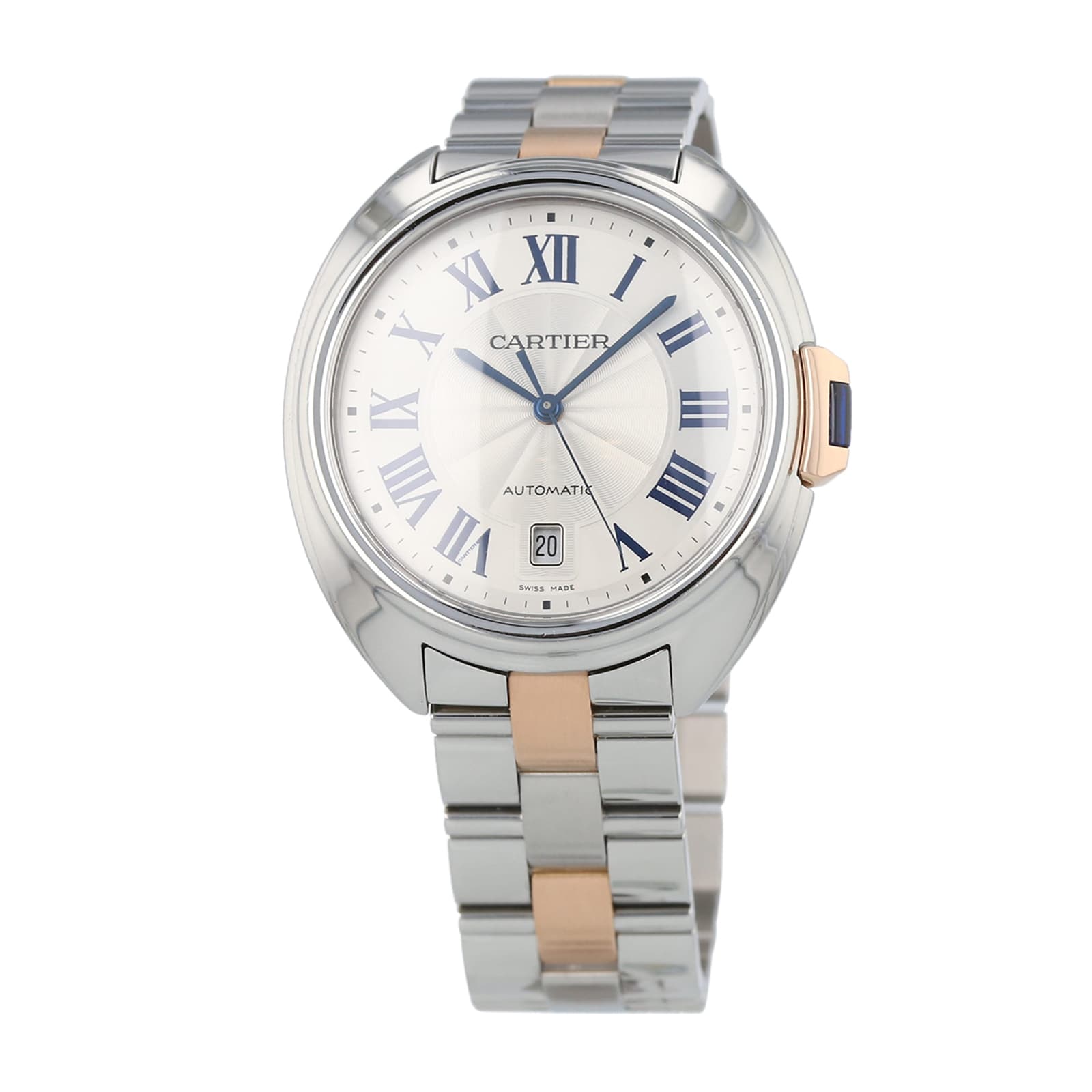 Pre Owned Cartier Cle de Mens Watch W2CL0002 3850 Mappin and Webb