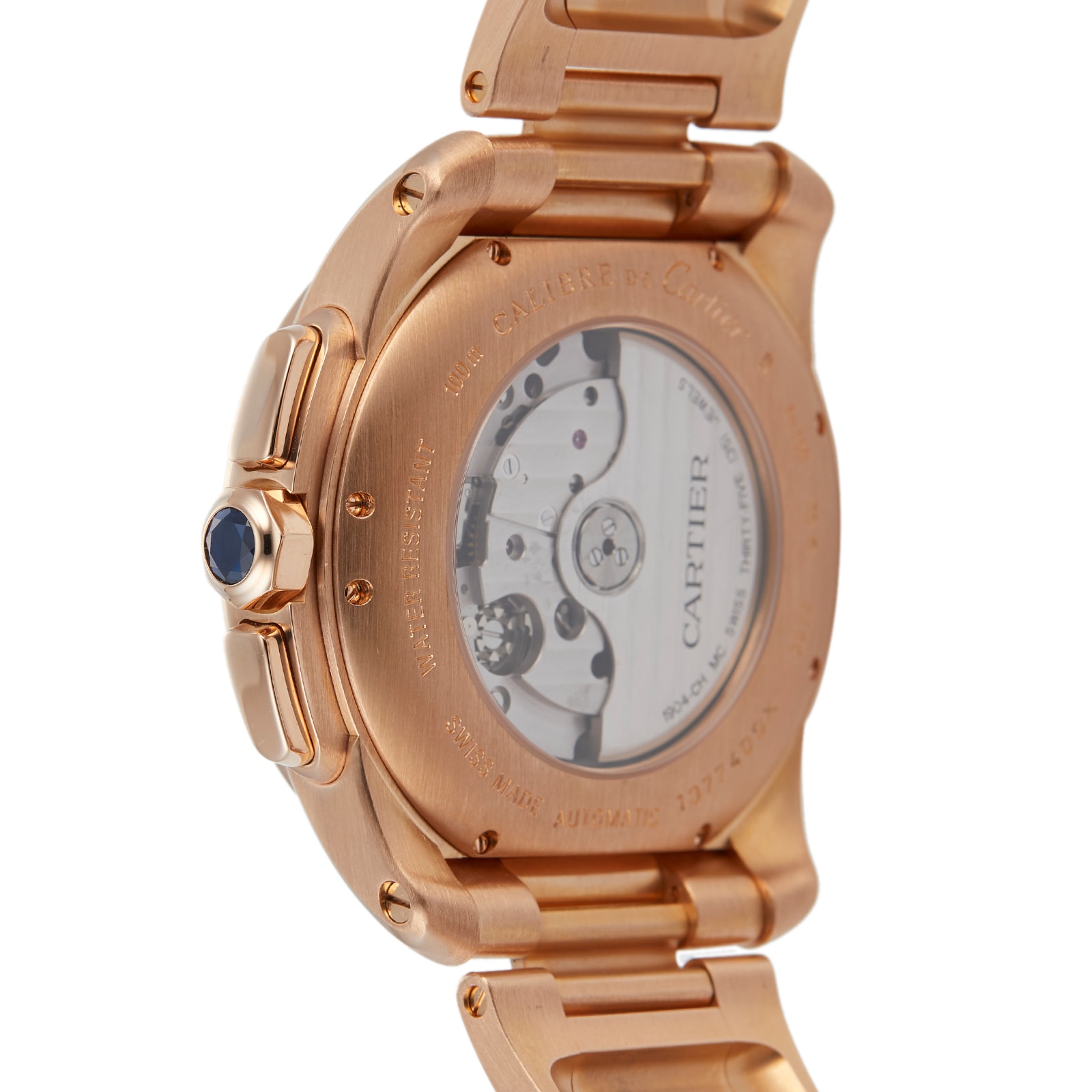 Cartier rose gold hot sale mens watch