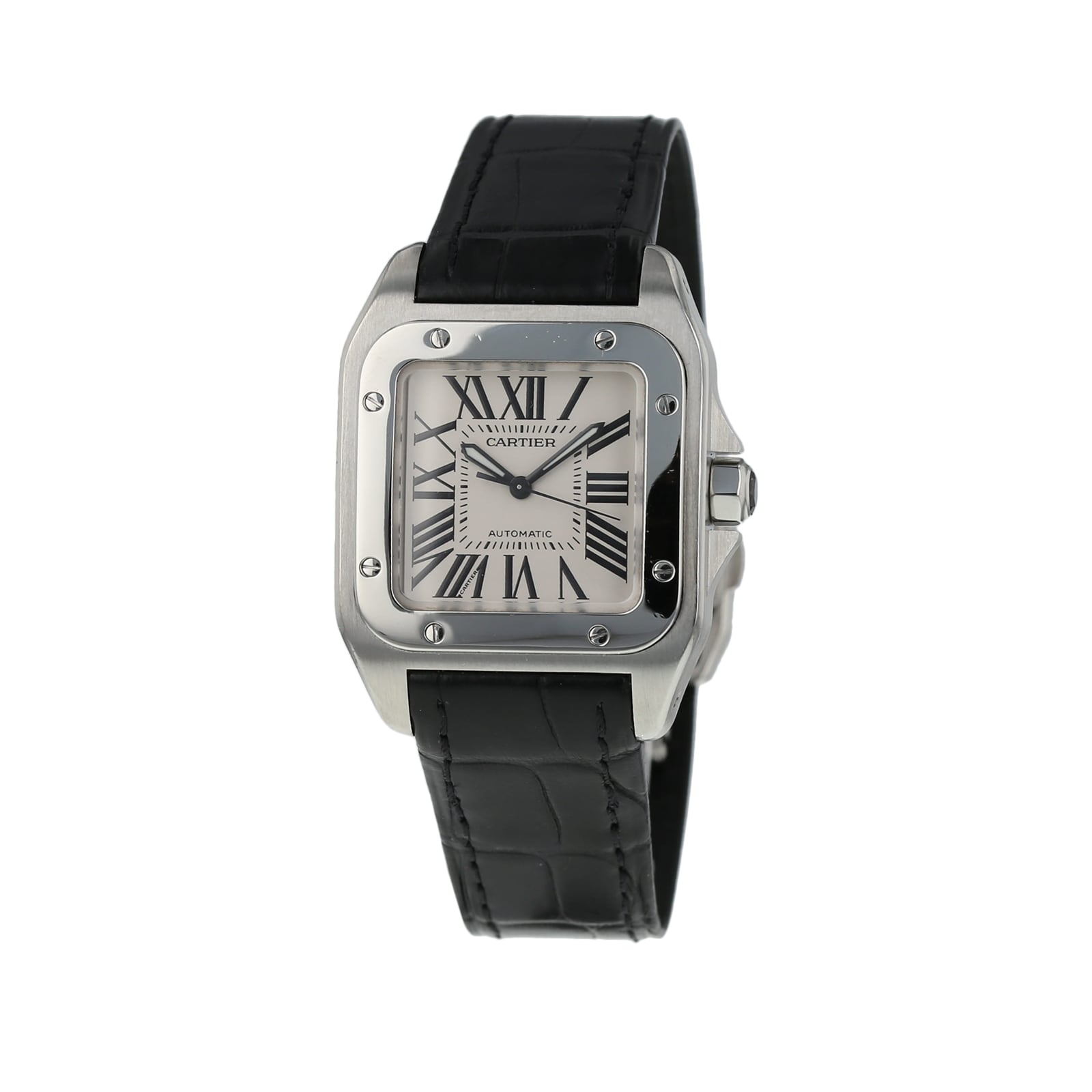 Pre Owned Cartier Pre Owned Cartier Santos 100 Mens Watch W20106X8