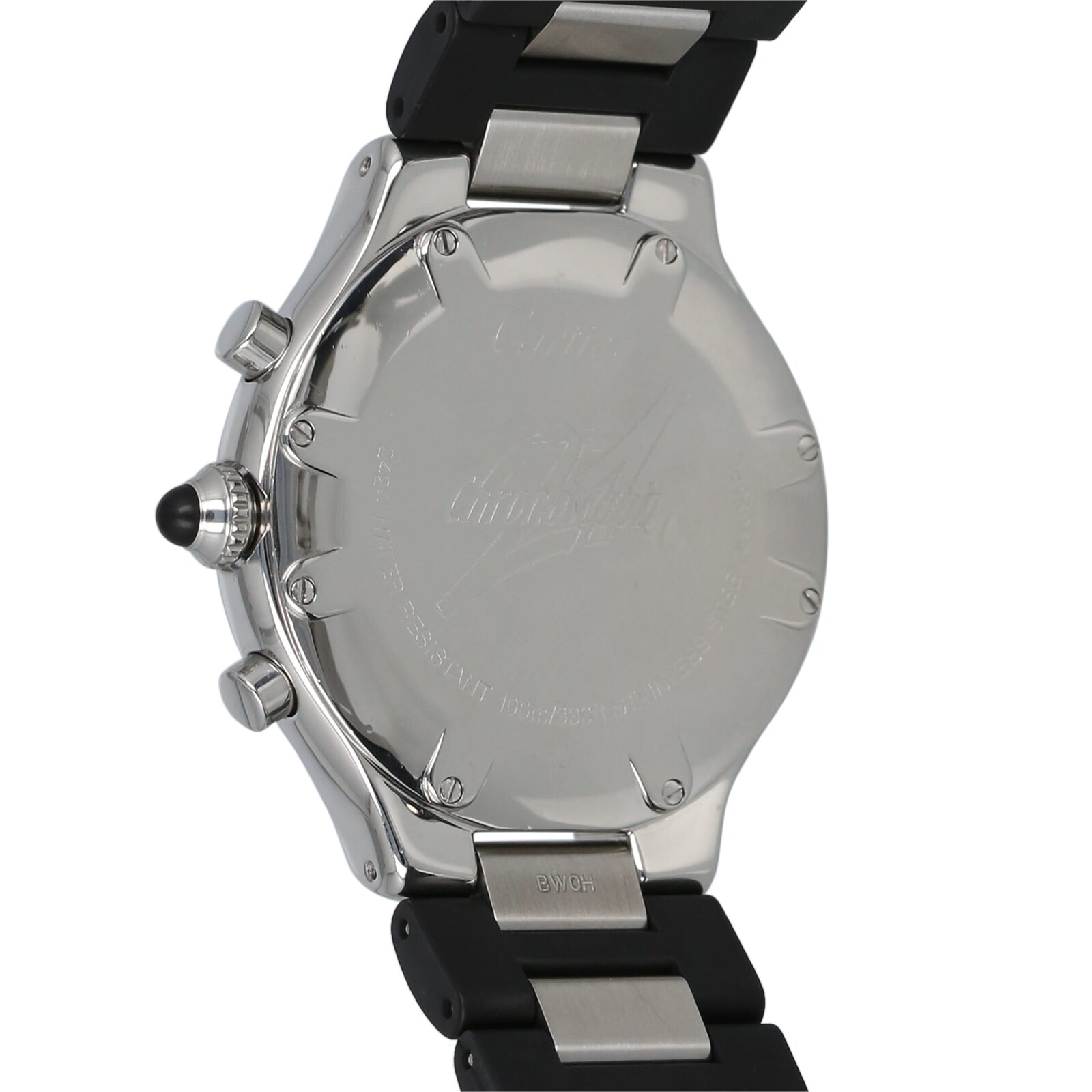Pre-Owned Cartier Must 21 Chronoscaph Mens Watch W10125U2/2424 Pre-Owned Cartier Must 21 Chronoscaph Mens Watch W10125U2/2424