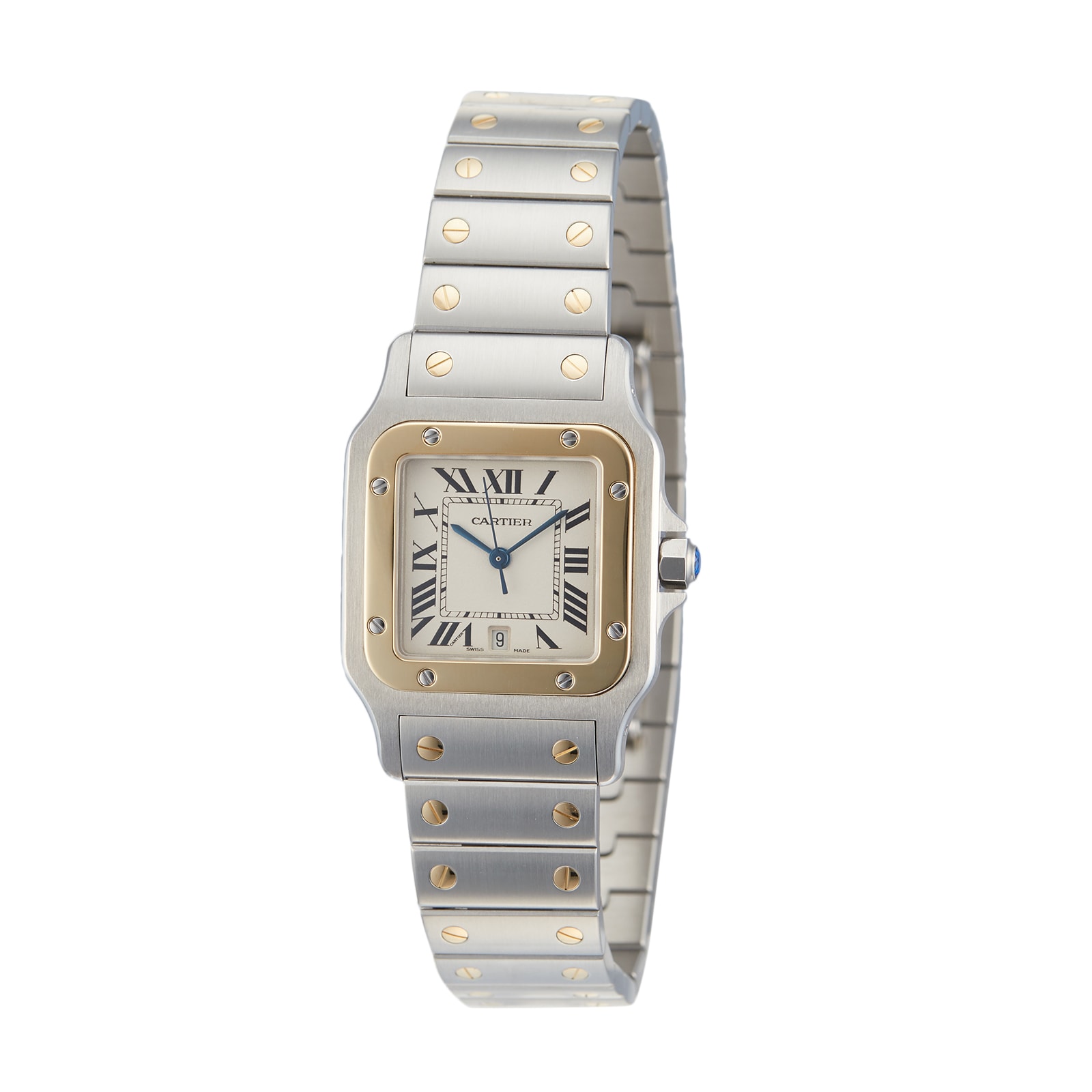 Pre Owned Cartier Santos Galbee Mens Watch W20011C4 Mappin and Webb