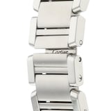 Pre-Owned Cartier Tank Francaise Silver Steel Ladies Watch W51028Q3