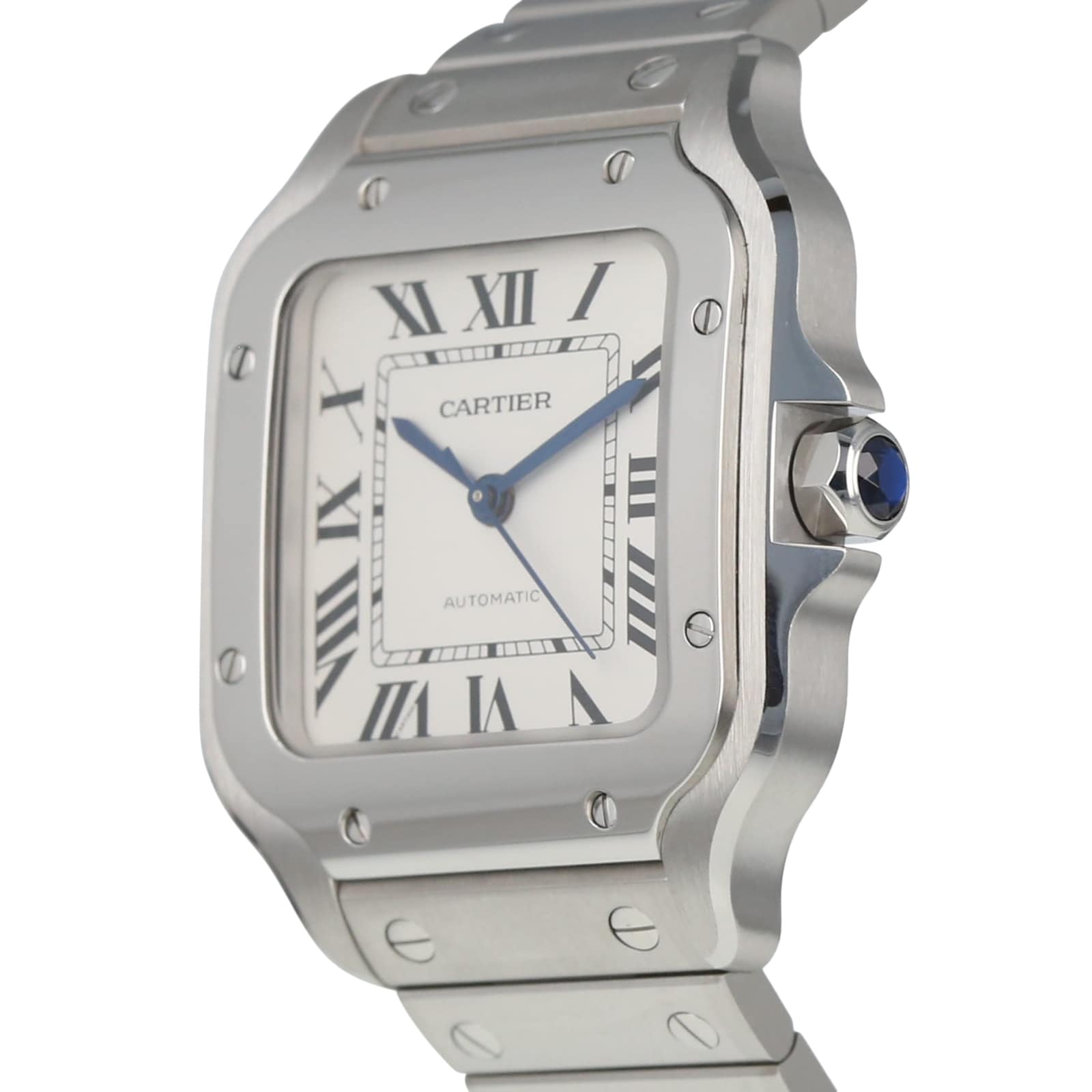 Pre Owned Cartier Pre Owned Cartier Santos Unisex Watch WSSA0010