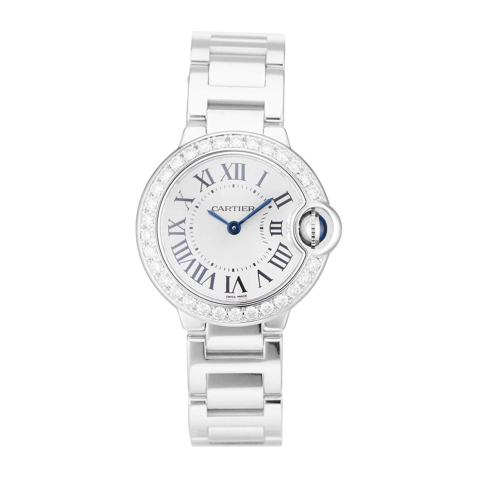 Pre-Owned Cartier Ballon Bleu de Ladies Watch WE9003Z3 Pre-Owned Cartier Ballon Bleu de Ladies Watch WE9003Z3