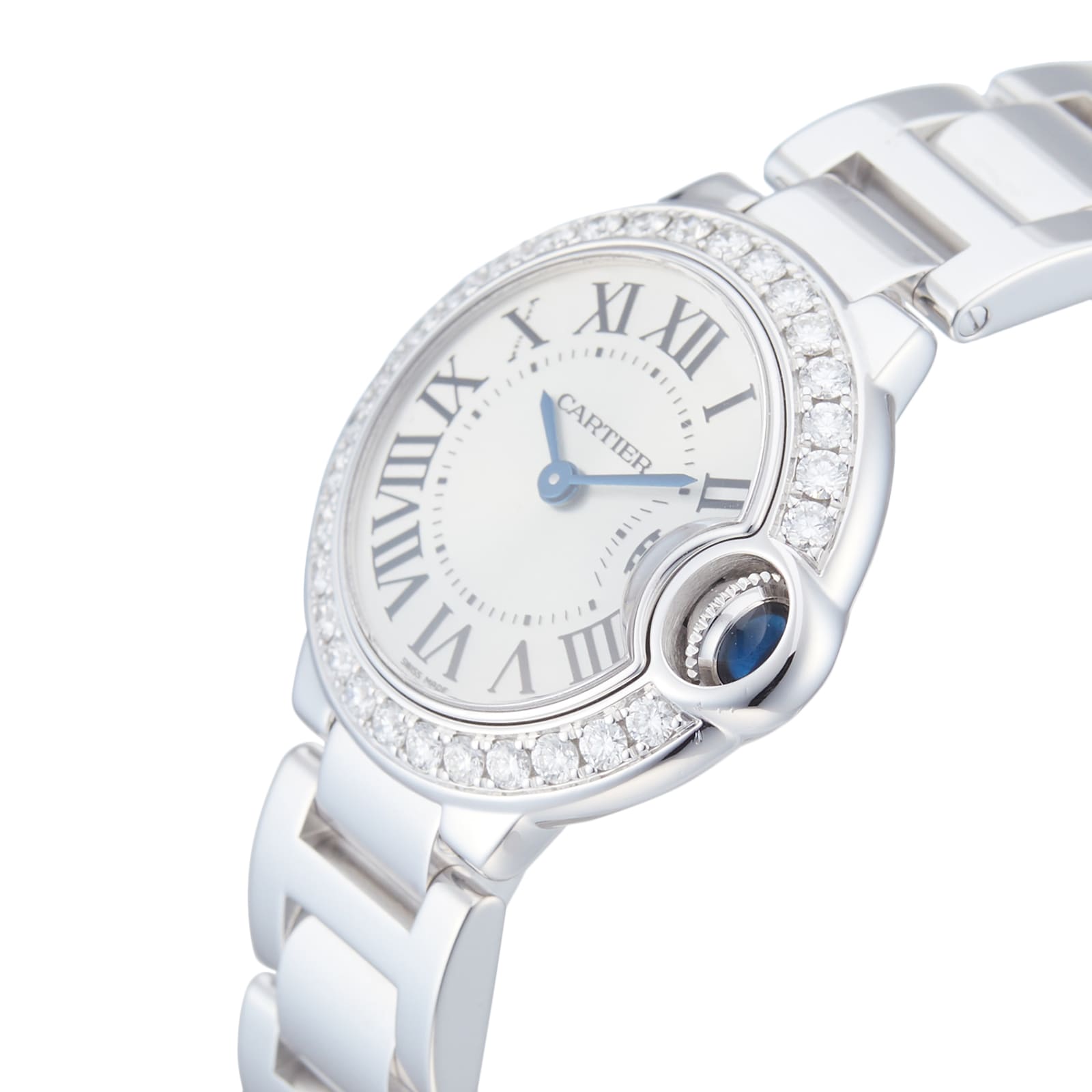 Pre-Owned Cartier Ballon Bleu de Ladies Watch WE9003Z3 Pre-Owned Cartier Ballon Bleu de Ladies Watch WE9003Z3
