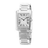 Pre-Owned Cartier Pre-Owned Cartier Tank Anglaise Silver Steel Ladies Watch W5310044