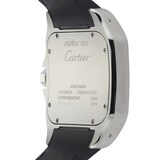 Pre-Owned Cartier Santos 100 Silver Steel Mens Watch W20073X8