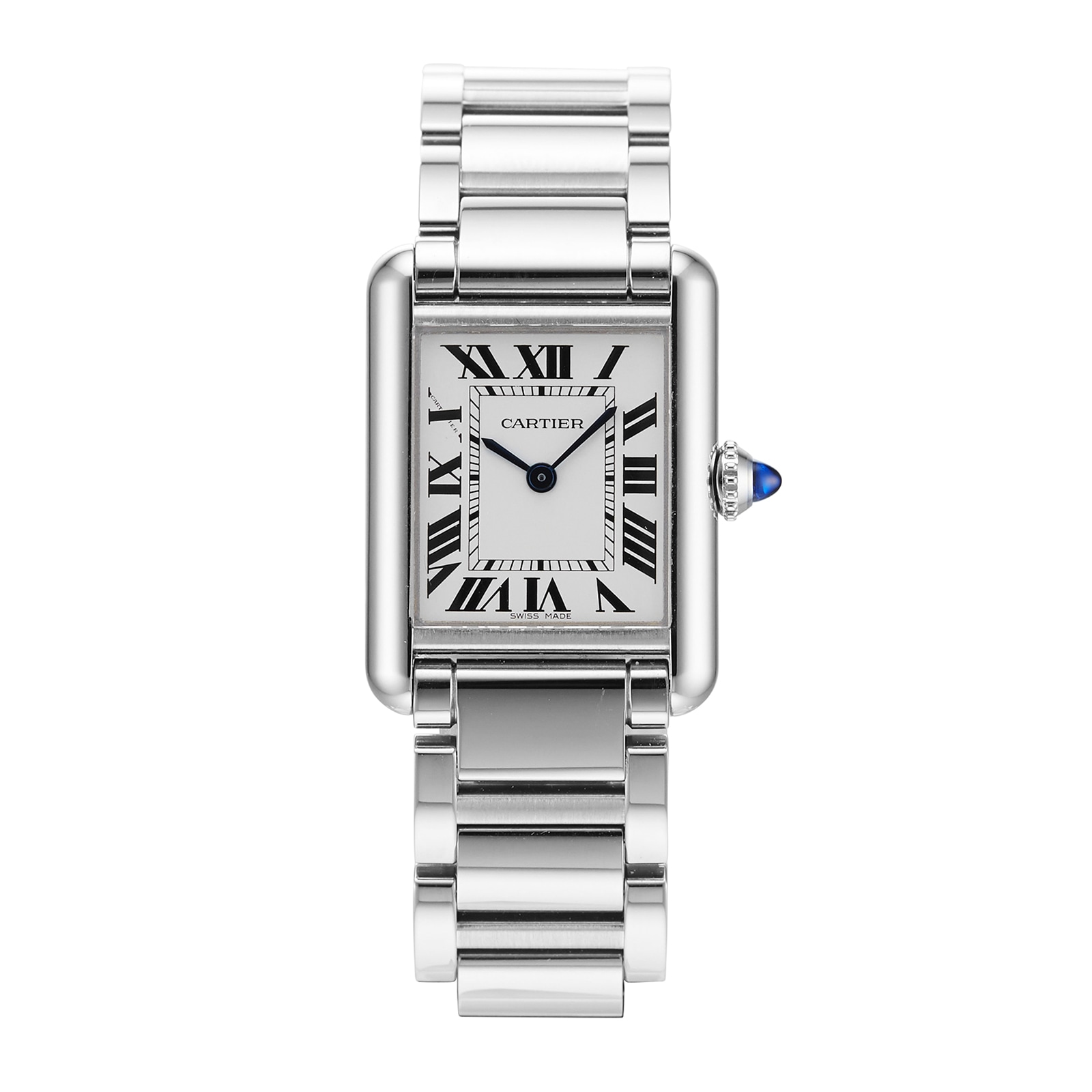 Pre Owned Cartier Pre Owned Cartier Tank Must Small Model Silver