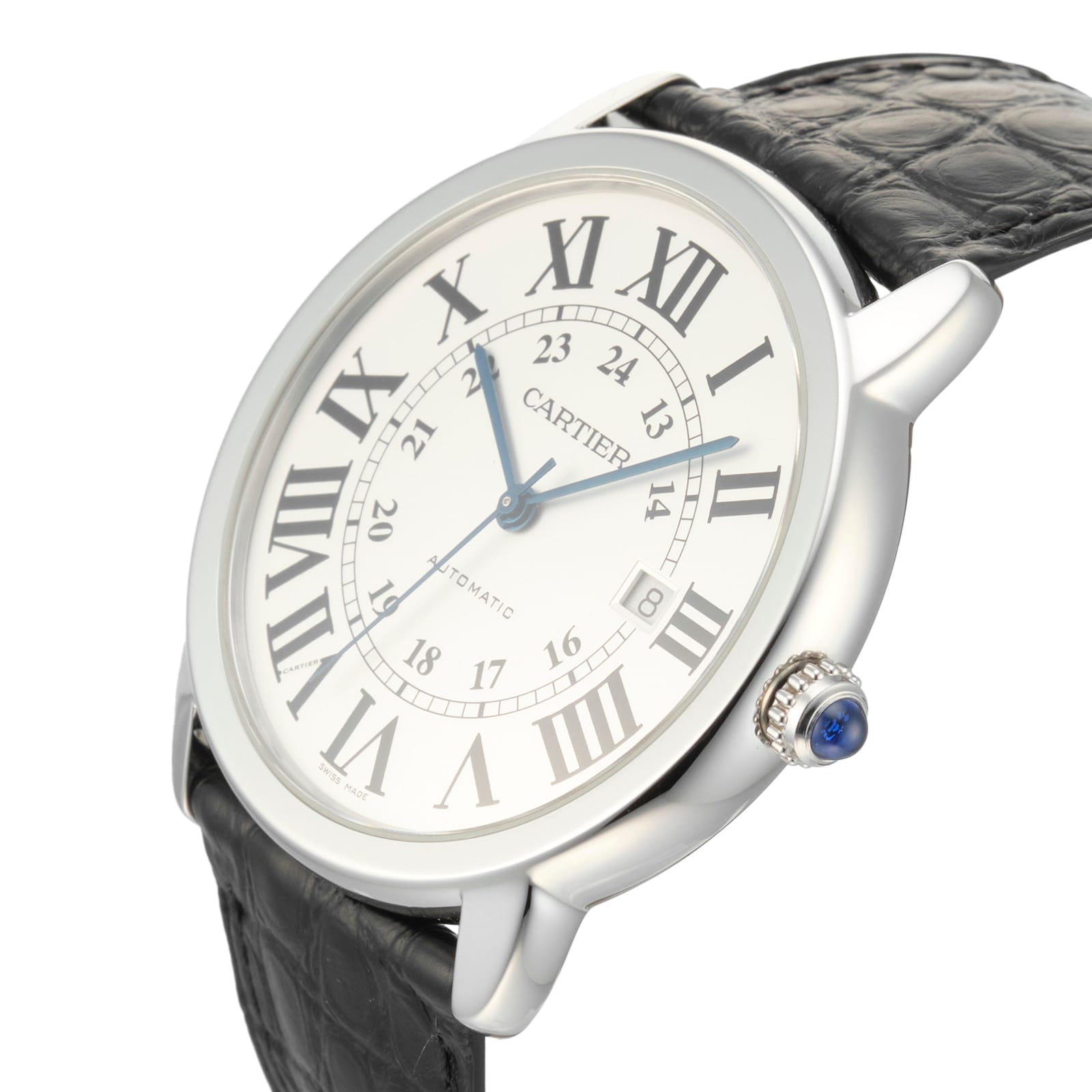 Pre-Owned Cartier Ronde Solo De Mens Watch W6701010