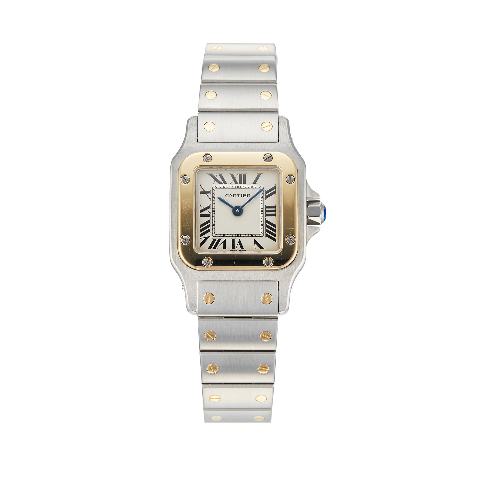 Pre-Owned Cartier Santos de Galbee Ladies Watch W20012C4 Pre-Owned Cartier Santos de Galbee Ladies Watch W20012C4