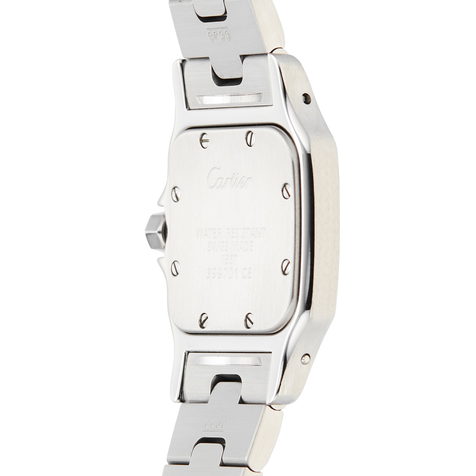 Pre-Owned Cartier Santos de Galbee Ladies Watch W20012C4 Pre-Owned Cartier Santos de Galbee Ladies Watch W20012C4
