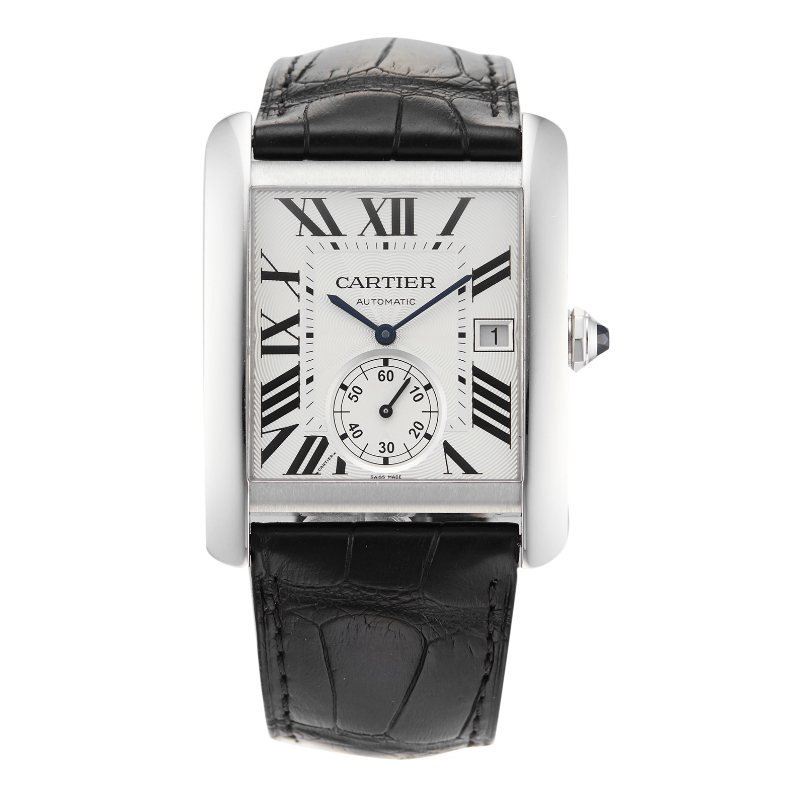 Cartier tank automatic on sale mens