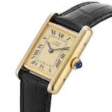 Pre-Owned Cartier Tank Vermeil 21mm Silver