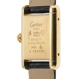 Pre-Owned Cartier Tank Vermeil 21mm Silver